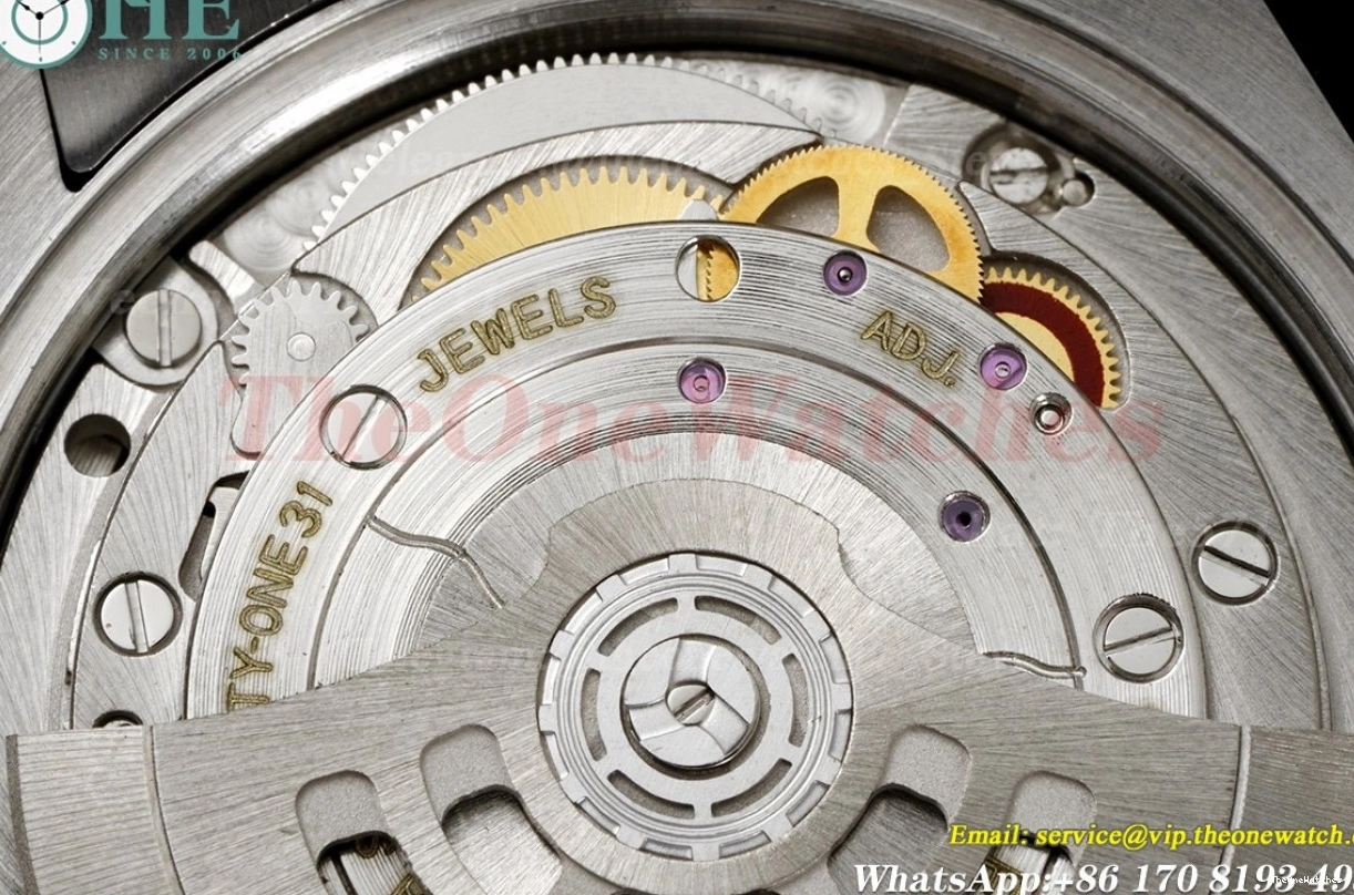 SS 36mm EWF Perpetual 126000 A3230 SS Black Oyster 0306